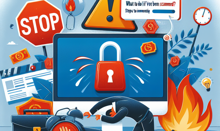 What To Do If You’ve Been Scammed? Steps to Take Immediately